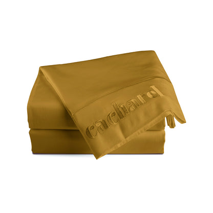 Drap plat satin de coton - Uni 1 baratta Jaune 01