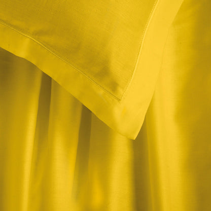 Sheet set cotton satin - Uni 1 baratta Yellow 02