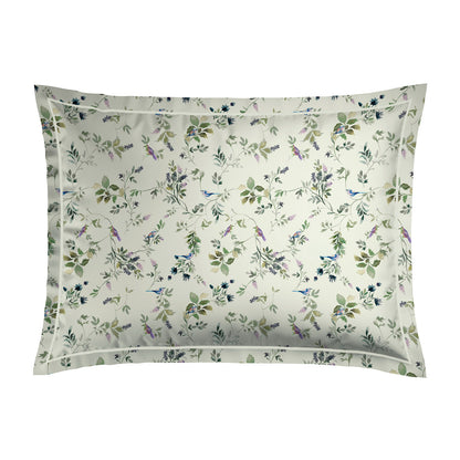 Pillowcase cotton satin - Eden Sauvage Light green 2 x (50 x 70 cm)
