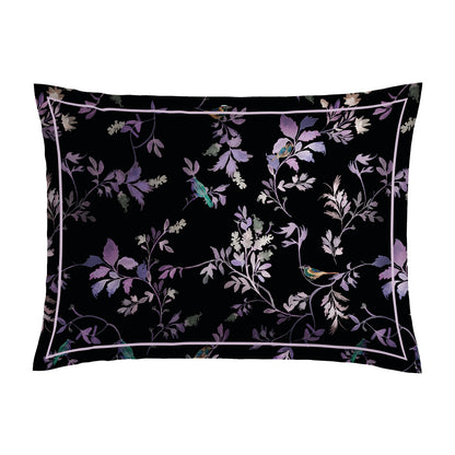 Pillowcase cotton satin - Eden Sauvage Light purple 2 x (50 x 70 cm)