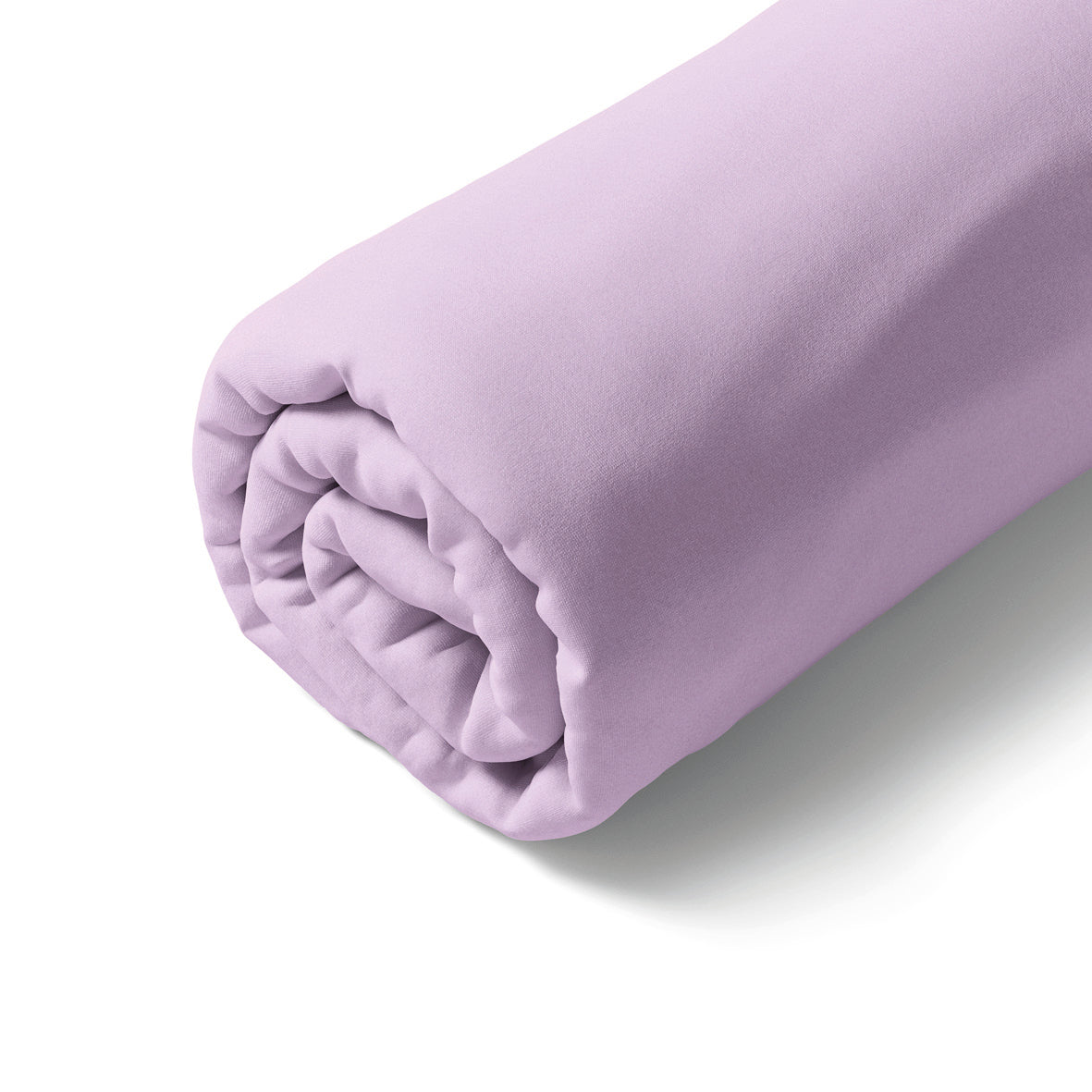 Fitted sheet cotton satin - Uni Purple 02