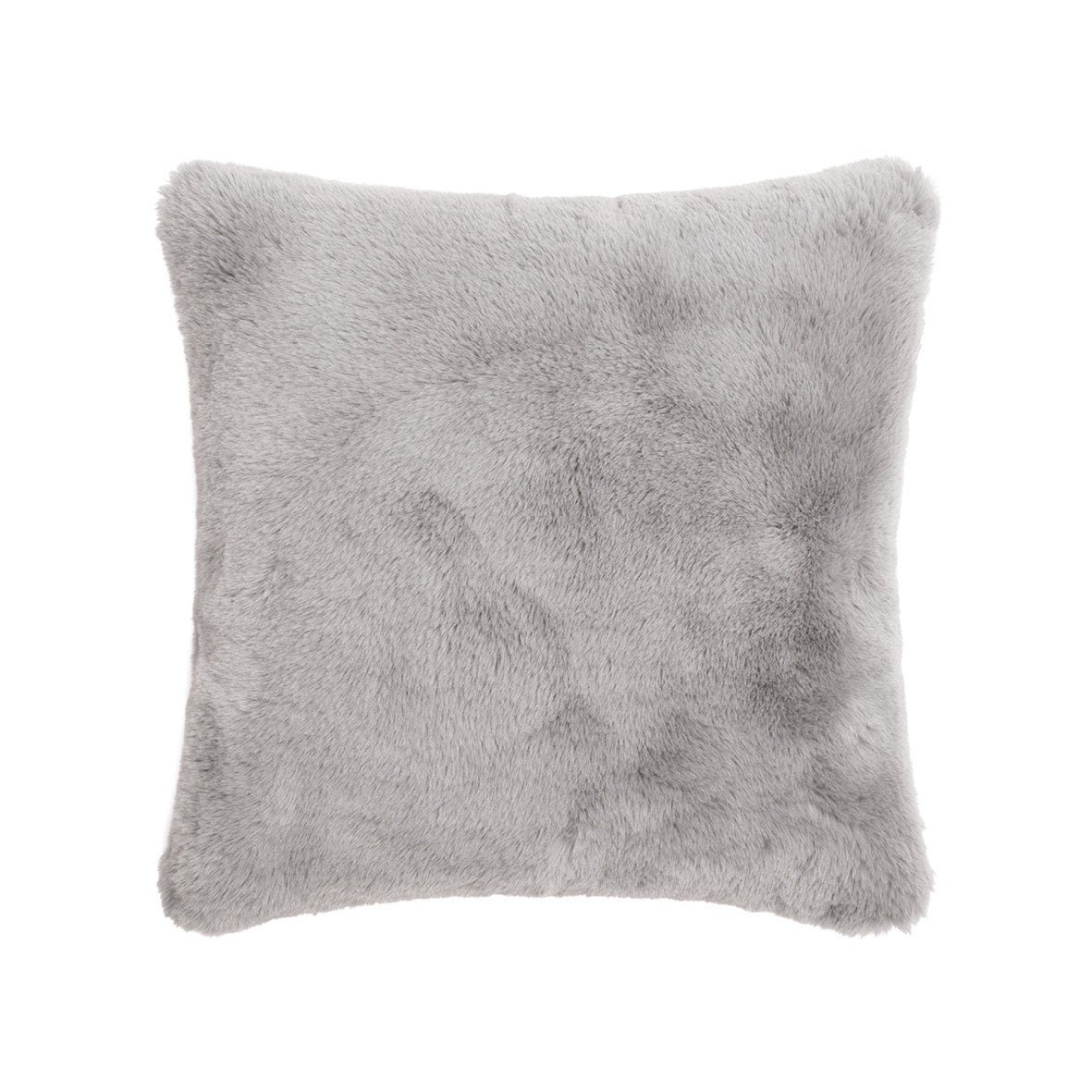 <p>Housse de coussin imitation fourrure - Sira Gris - 40 x 40 cm</p>