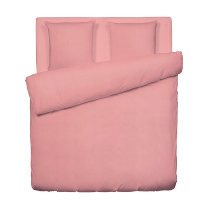 Duvet cover + pillowcase cotton gauze - Uni Pink 06