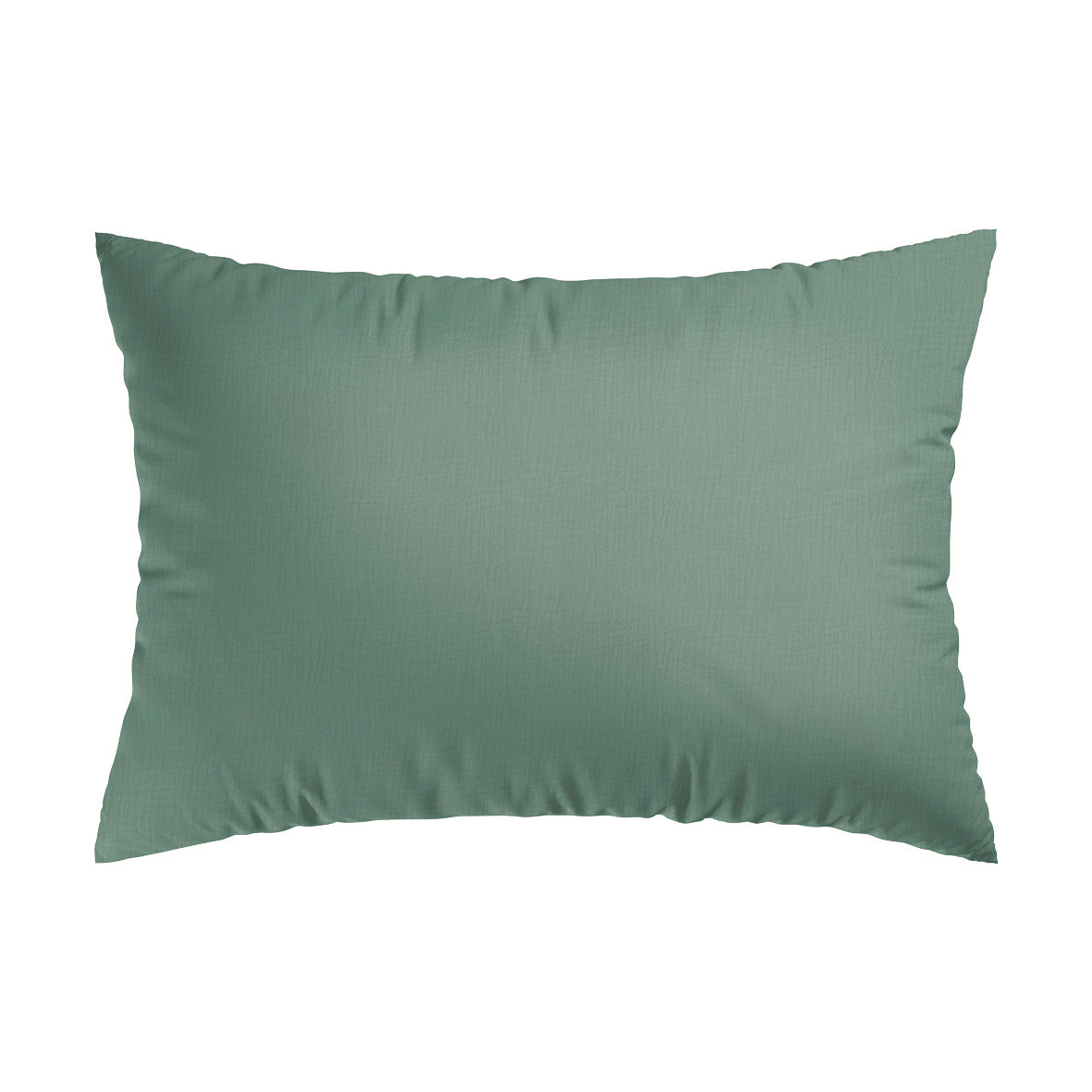 Pillowcase cotton gauze - Uni Green 12 2 x (50 x 70 cm)