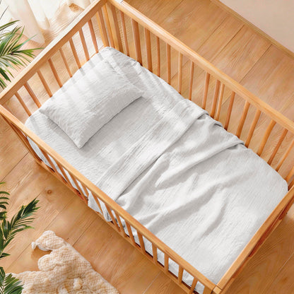 Blanket cotton gauze - Uni White 02 - 80 x 120 cm