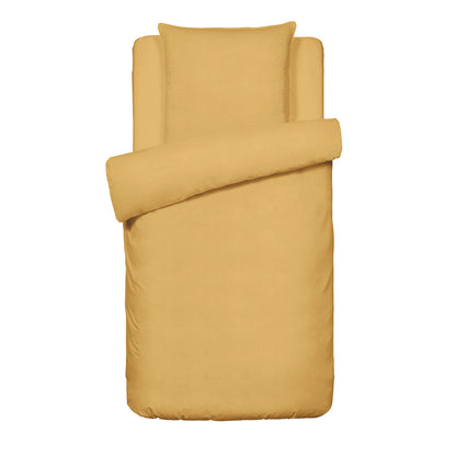 Duvet cover + pillowcase cotton gauze - Uni Yellow 04