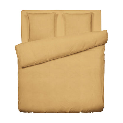 Duvet cover + pillowcase cotton gauze - Uni Yellow 04