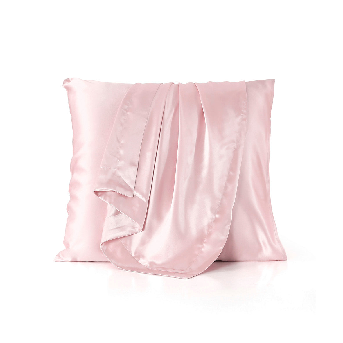Pillowcase silk - Lunéia Light pink 63 x 63 cm