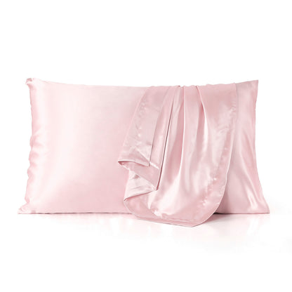 Pillowcase silk - Lunéia Light pink 50 x 70 cm