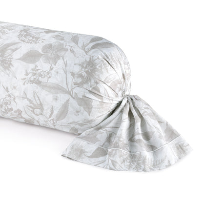 Pillowcase cotton satin - Toile de jouy White