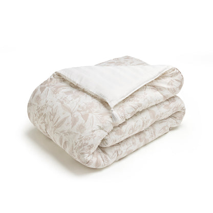 Quilt with tassels cotton satin - Toile de jouy White - 140 x 200 cm