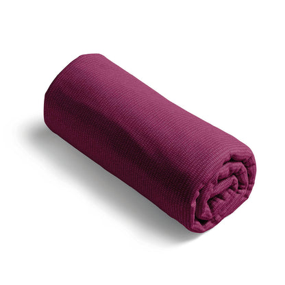 Fitted sheet cotton satin - Sérika Plum