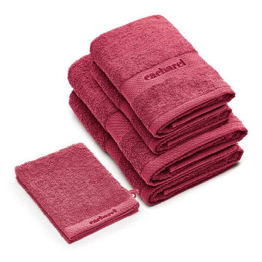 Complete bath linen set combed cotton - Brise Blush pink
