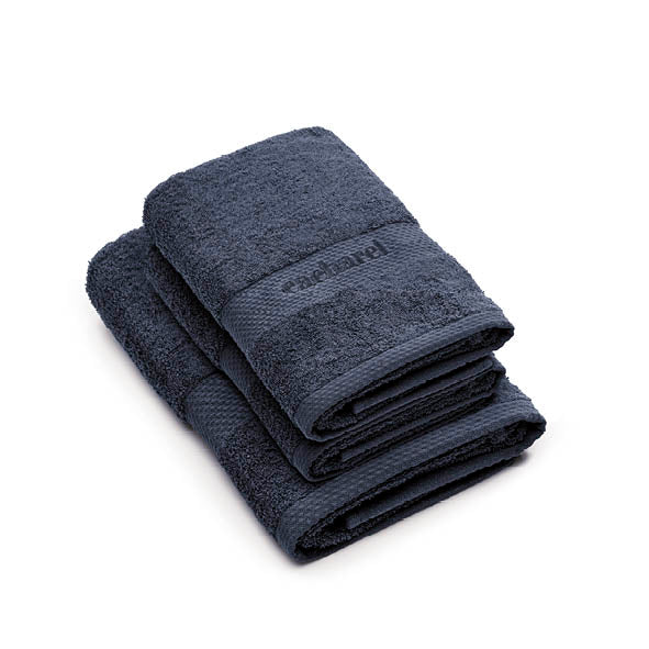 Hand towel + bath towel combed cotton - Brise - 2 x (50 x 100 cm) + 2 x (70 x 140 cm) Navy blue