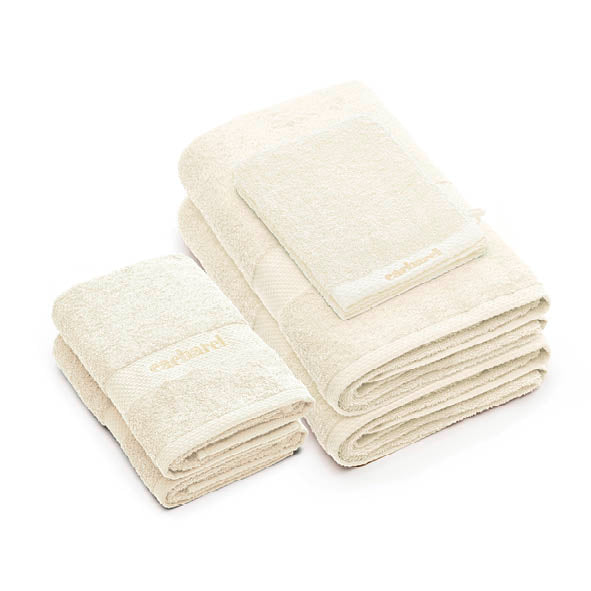 Complete bath linen set combed cotton - Brise Ivory