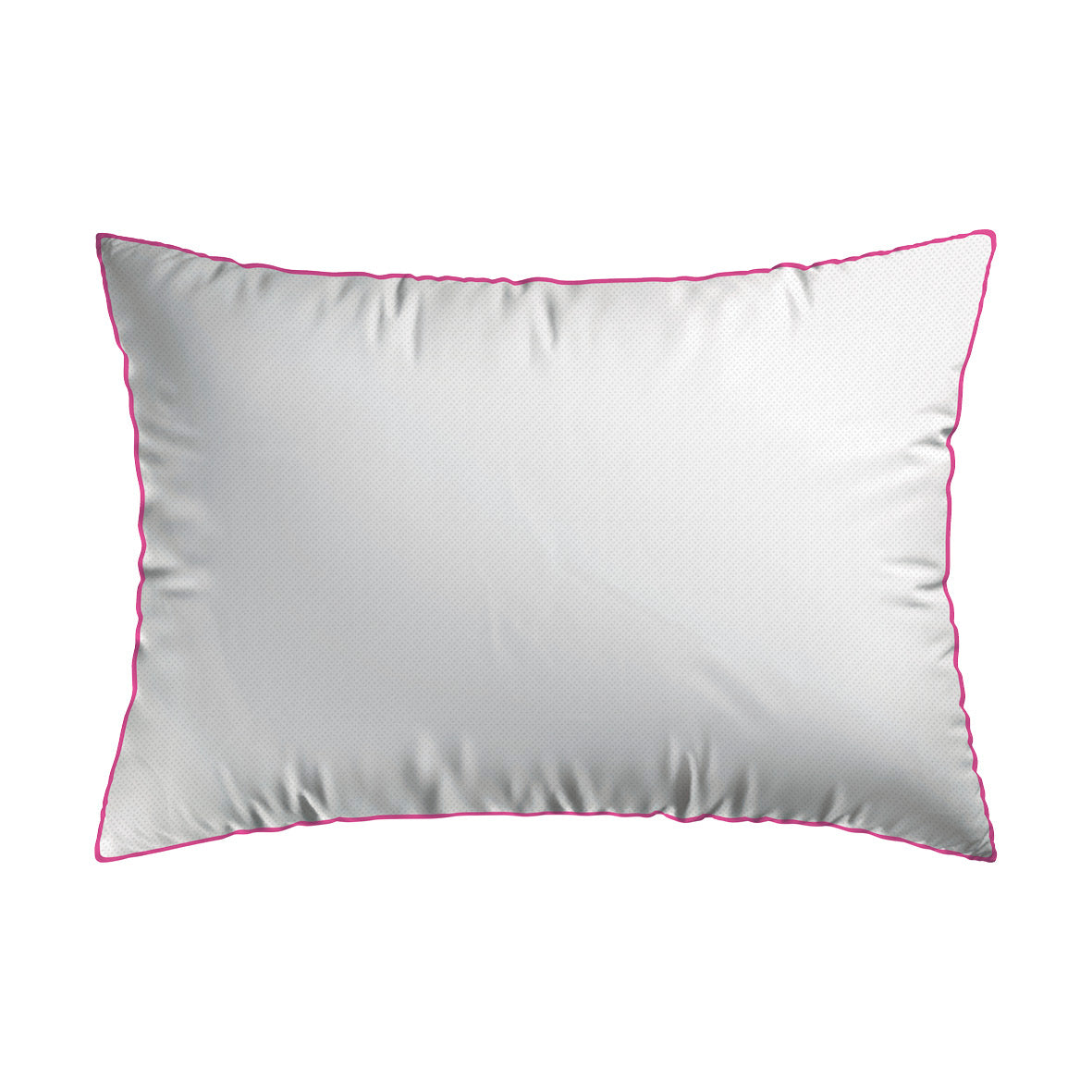 Pillowcase cotton satin - Confettis poudrés White