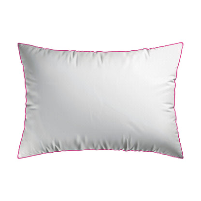 Pillowcase cotton satin - Jardin secret White