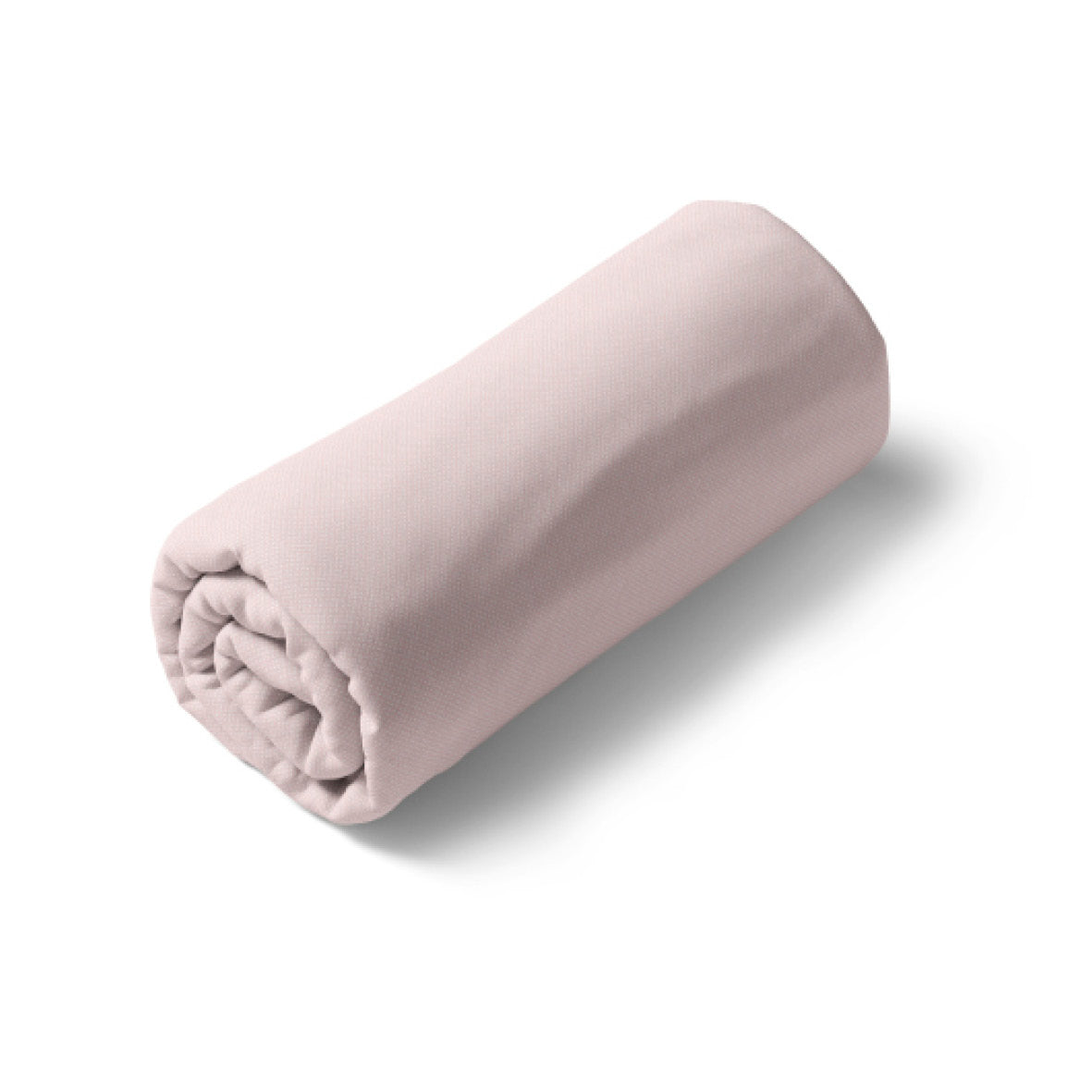 Fitted sheet cotton satin - Confettis poudrés Blush pink