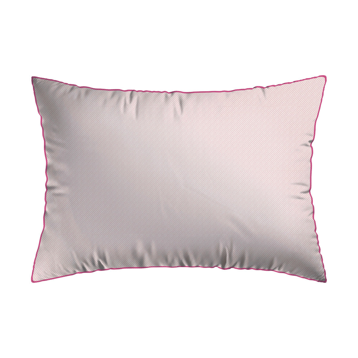 Pillowcase cotton satin - Confettis poudrés Blush pink