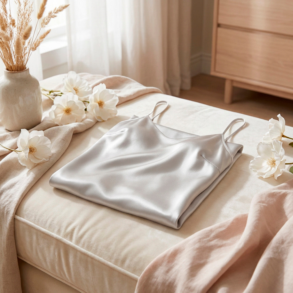 Silk slip - Selèna White