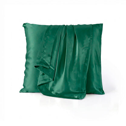 Pillowcase silk - Lunéia Sage green 63 x 63 cm