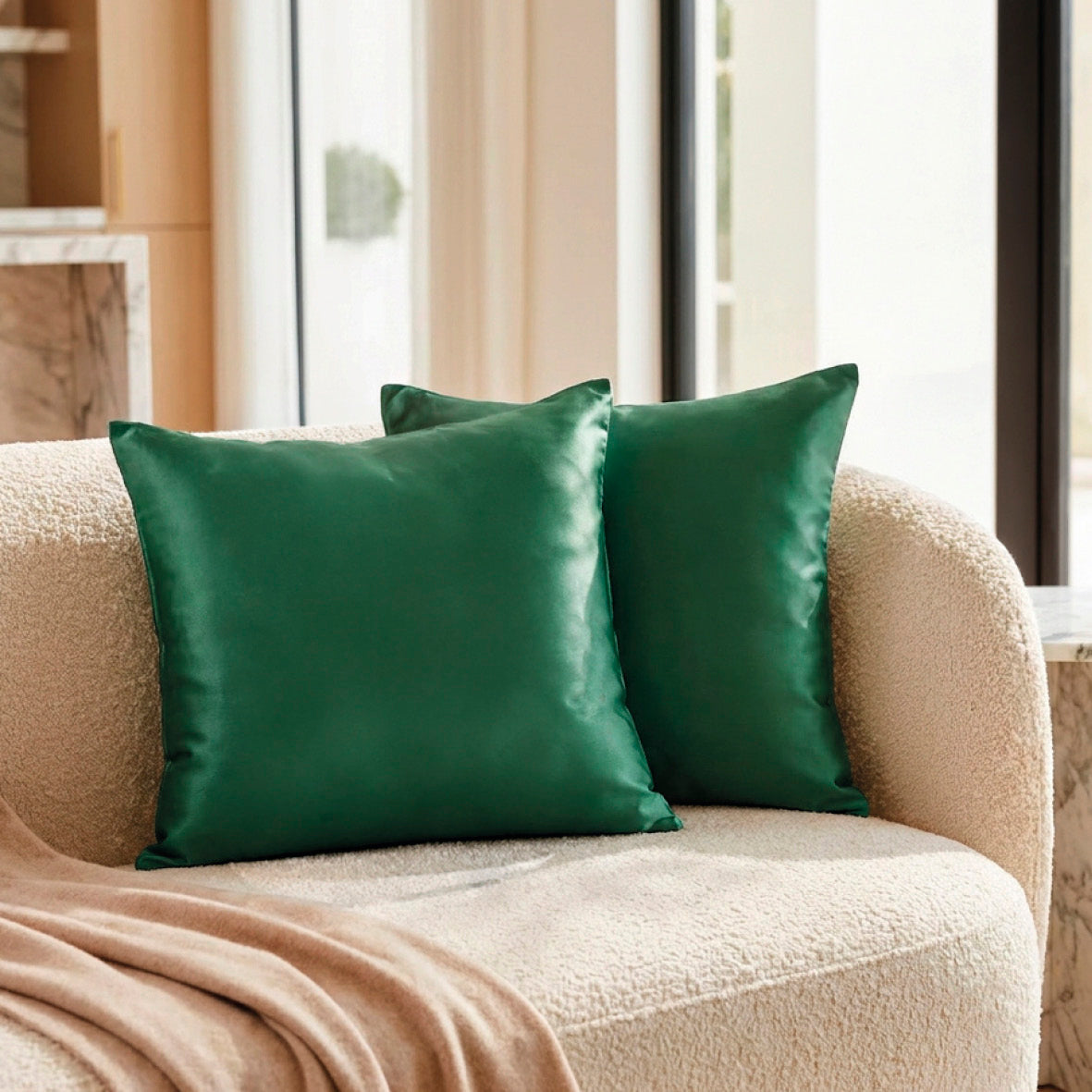 Pillowcase silk - Lunéia Sage green