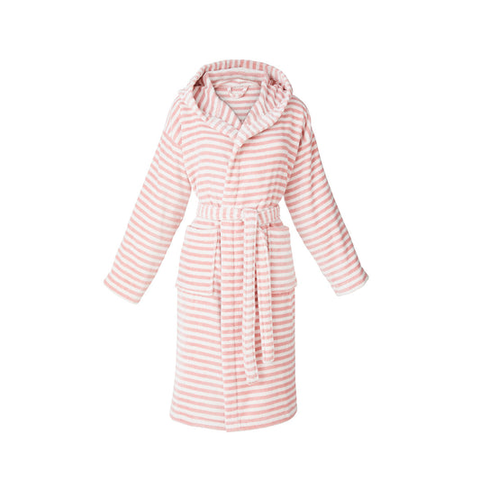 Hooded bathrobe - Hawai Pink