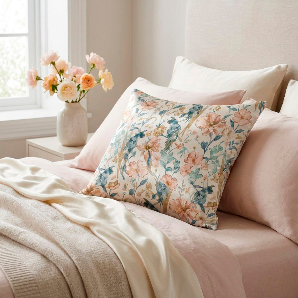 Pillowcase silk - Lunéia Daisy
