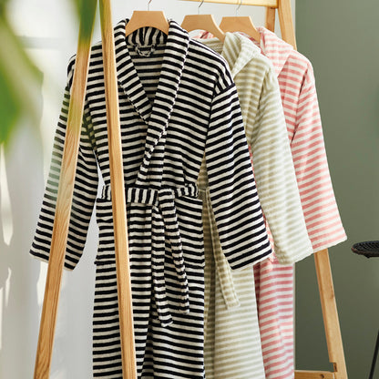 Hooded bathrobe - Hawai Dark blue