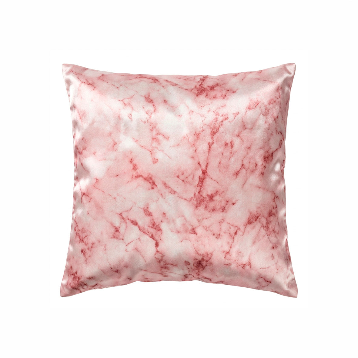 Pillowcase silk - Lunéia Pink marble 63 x 63 cm