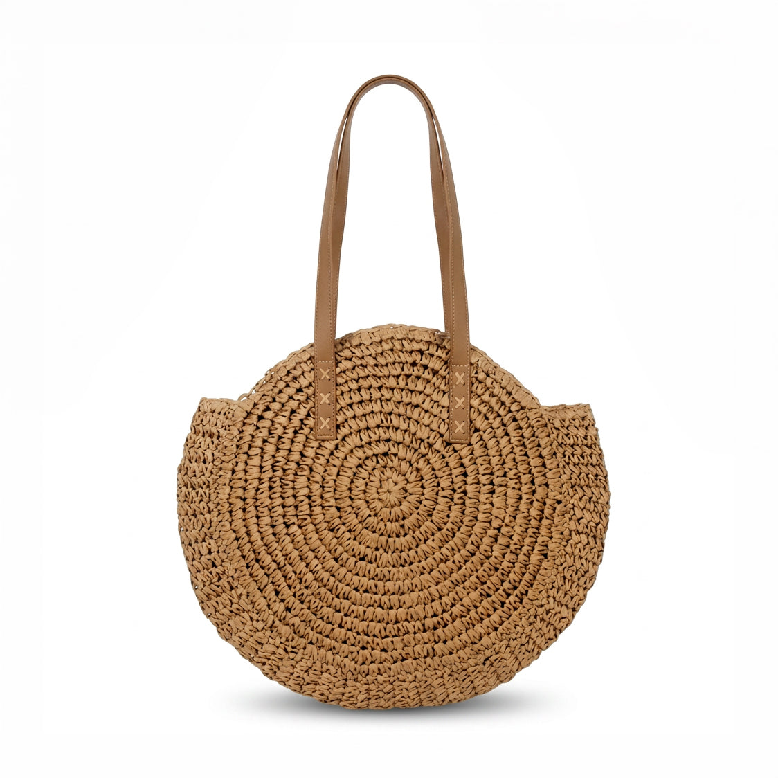 Tote bag raffia - Mistral Brown