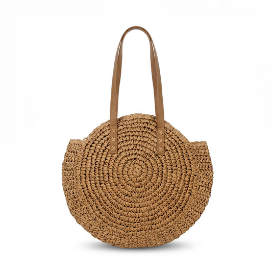 Tote bag raffia - Mistral Brown