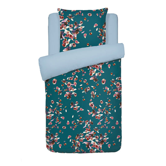 Duvet cover cotton satin - Aurore Green