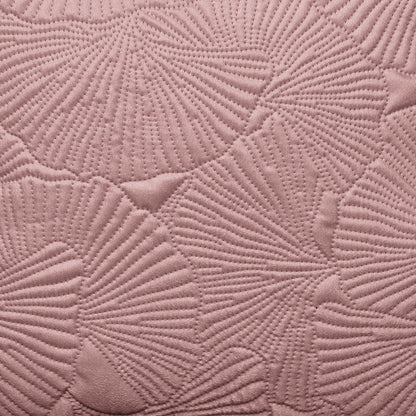 Cushion embossed flower Old pink - 45 x 45 cm