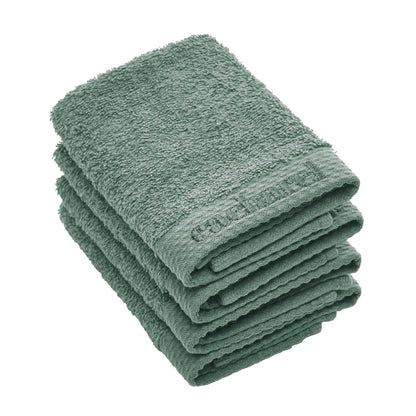 4 guest towels Bottle green