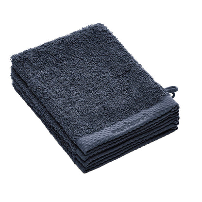 Set of 4 washcloths Navy blue