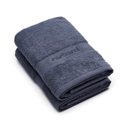 Set of 2 hand towels Blue grey