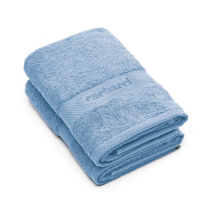 Set of 2 hand towels Sky blue