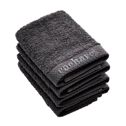 4 guest towels Dark grey