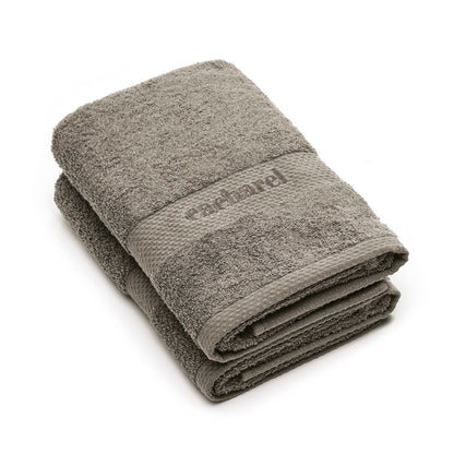 Set of 2 hand towels Brown
