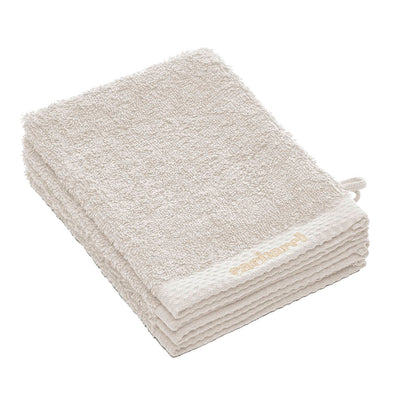 Set of 4 washcloths Sand