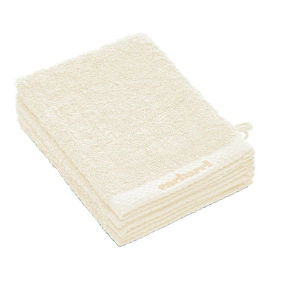 Set of 4 washcloths Ivory