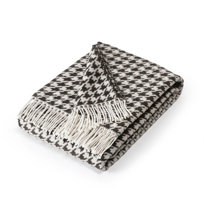 Woven plaid - Pied de Poule Black / White