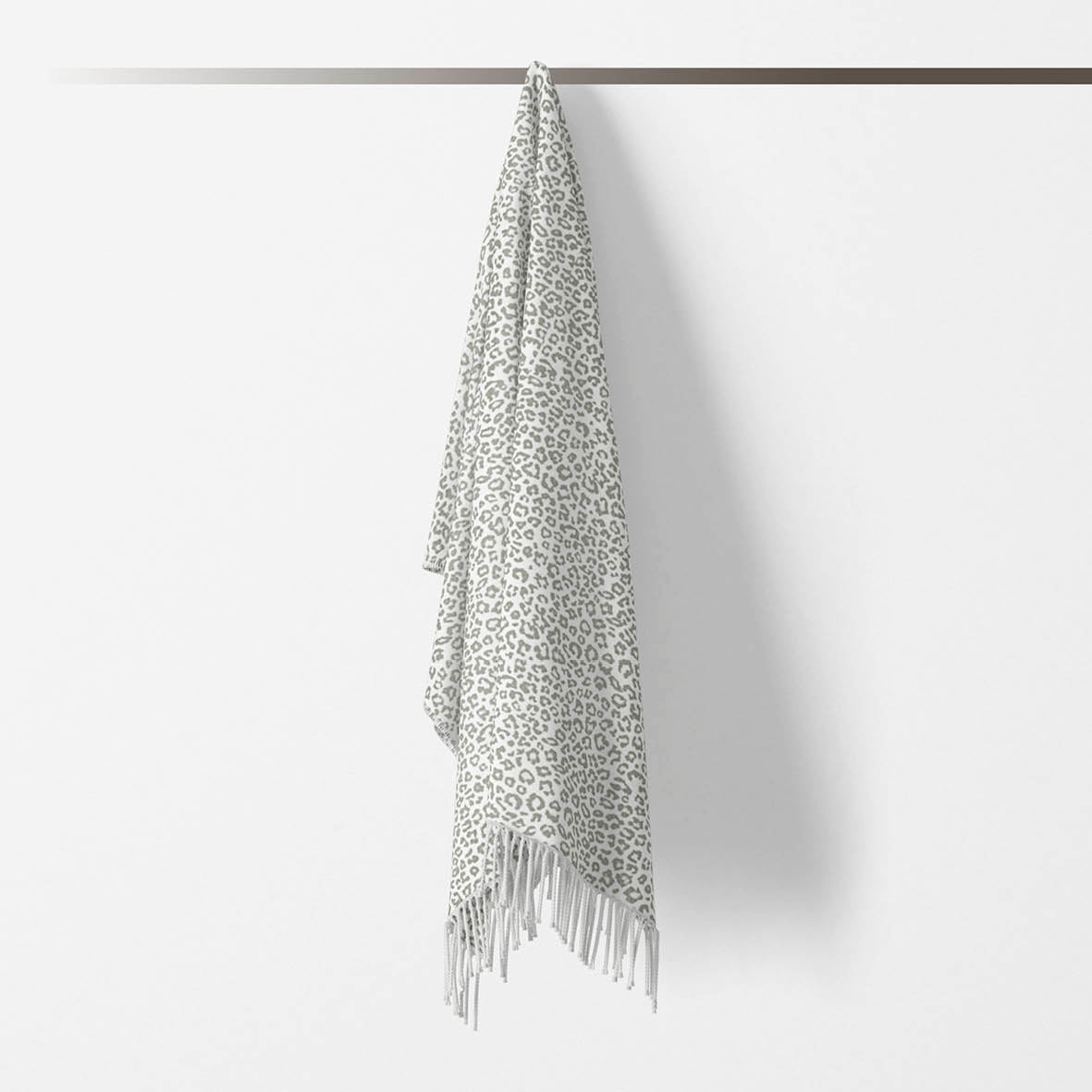 Woven plaid - Leopard Light grey