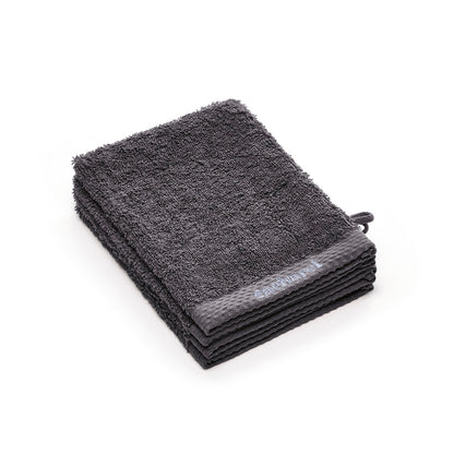 Set of 4 washcloths Dark grey