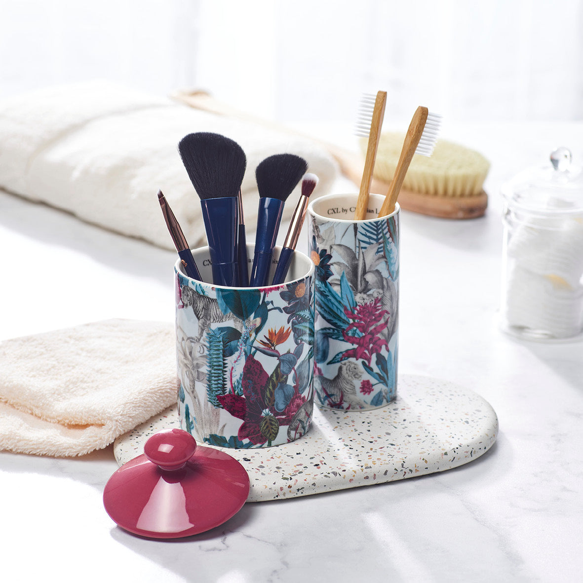 Fragrance sticks in porcelain holder Zanzibar Pink - Red fruit - 100 ml