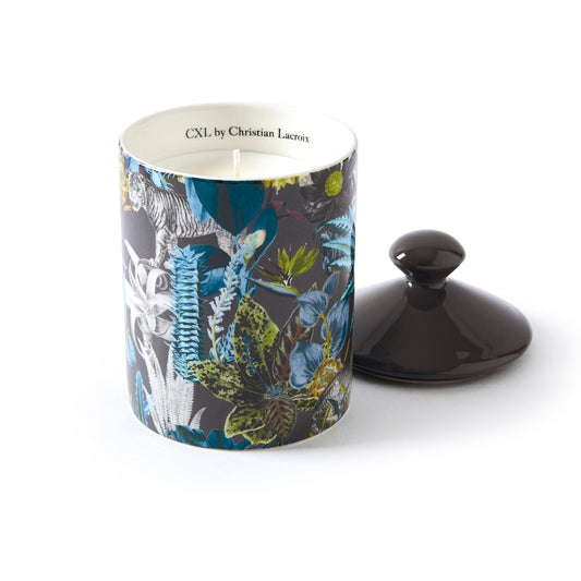 Scented candle in porcelain cup Jasmin & Ylang Zanzibar Dark grey - 315 g