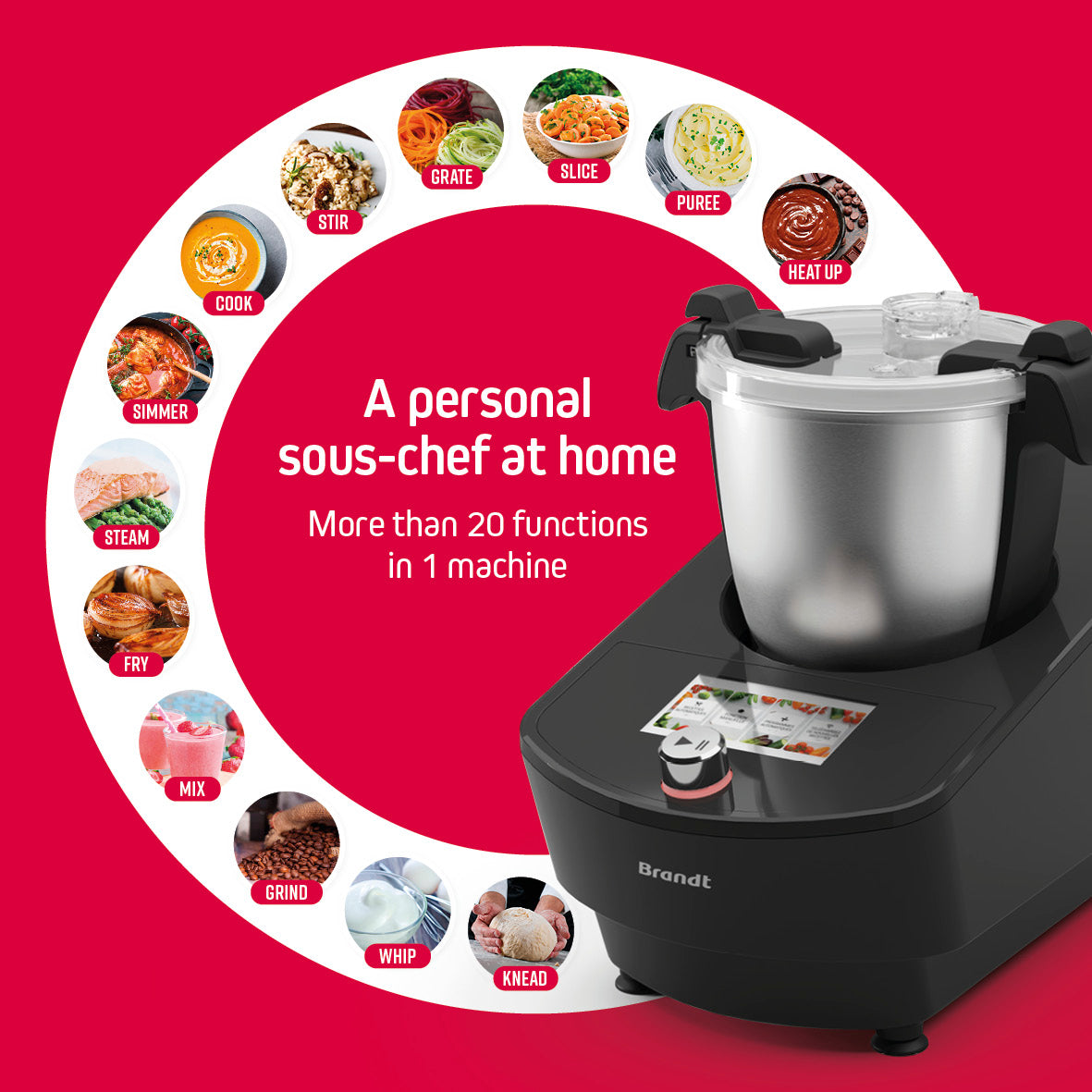 Kitchen robot Qulinart connect - Black