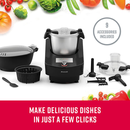 Kitchen robot Qulinart connect - Black