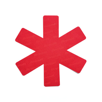 Set of 3 stainless steel frypans with removable handle + 3 pan protectors - Silver